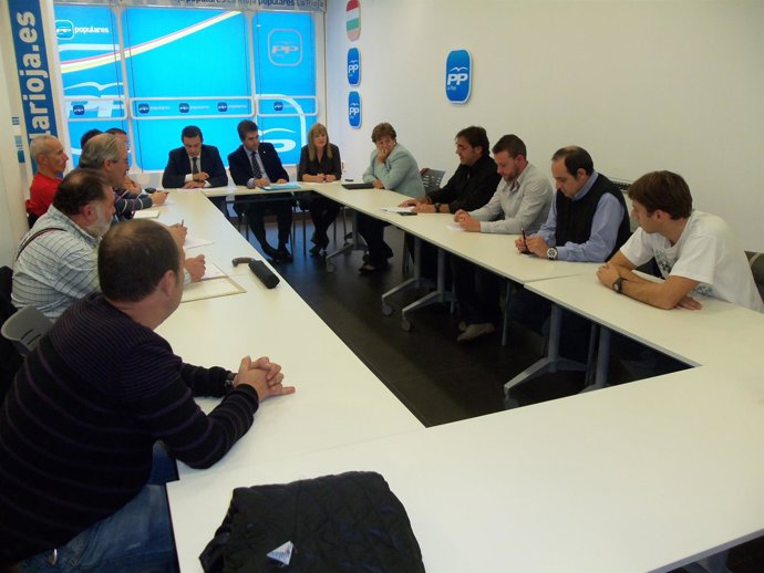Reunión De Candidatos Del PP Con Fuerzas De Seguridad