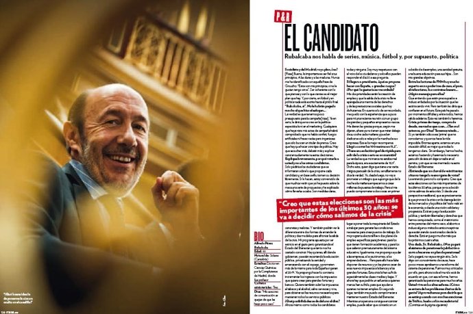Entrevista Al Candidato Socialista En FHM