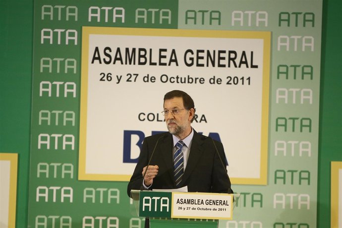 El Presidente Del PP, Mariano Rajoy