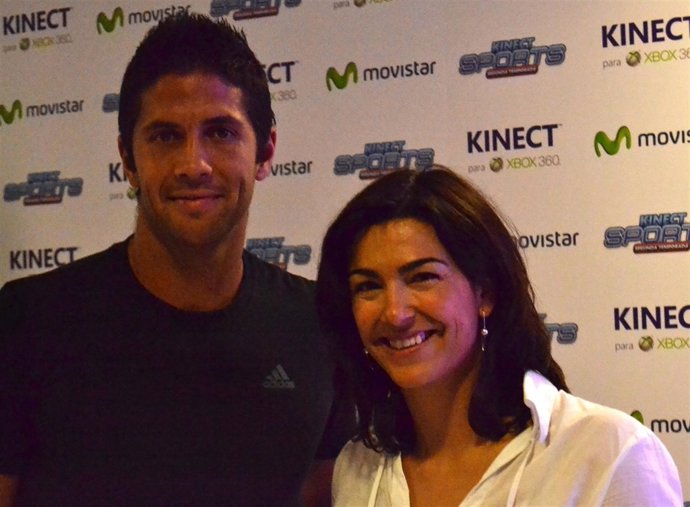 Fernando Verdasco Y María Jose Rienda Acto Movistar Kinect