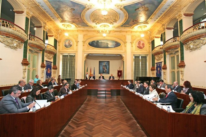 Pleno  Diputacion Badajoz Aprobación Declaracion  Tauromaquia  Patrimonio Cultur