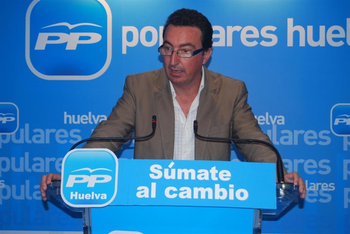 El Presidente Del PP De Huelva, Manuel Andrés González, En Rueda De Prensa. 