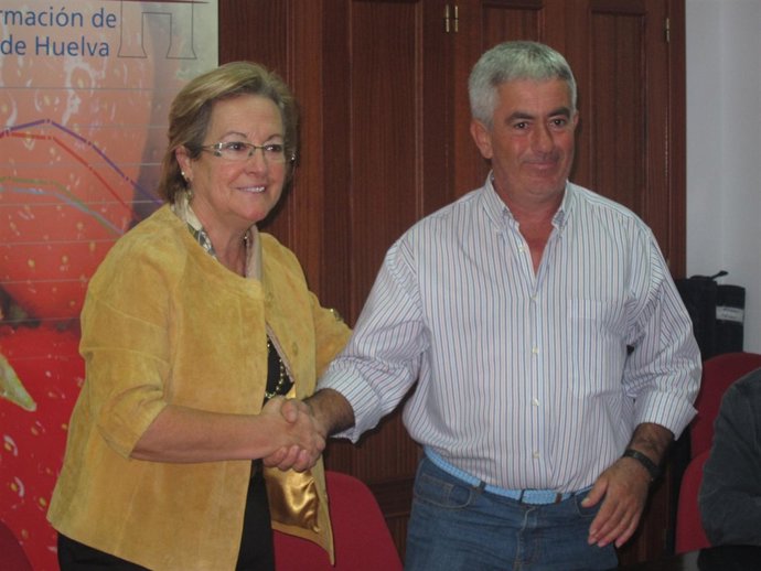 La Pta De La Diputación De Huelva, Petronila Guerrero, Y Pte De Freshuelva.