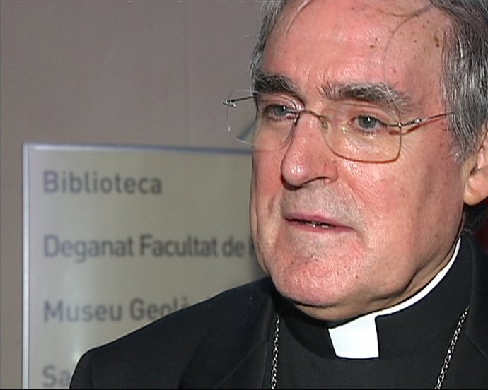  El cardenal arzobispo de barcelona, Luís Martínez Sistach 