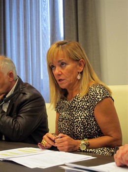 La Presidenta De La Diputación, Isabel Carrasco