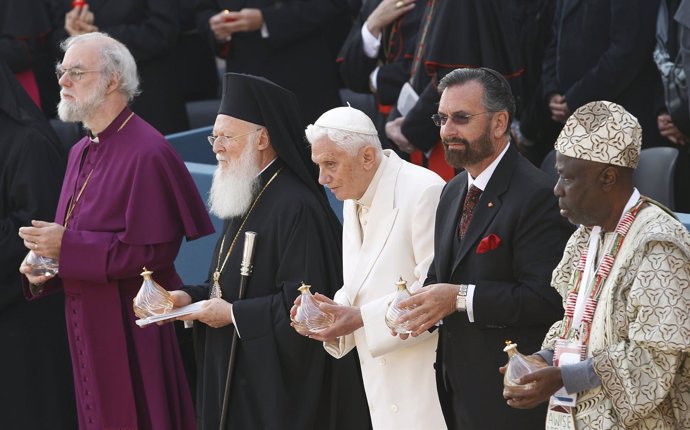 Pope Benedict XVI, Abimbola, Rabbi Rosen, Archbishop Of Canterbury Williams And 