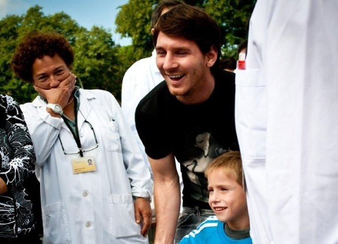 Leo Messi En Un Acto Con Su Fundación
