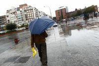 Aemet amplía hasta el domingo la alerta por lluvia en Murcia