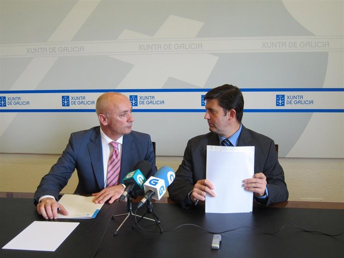 Samuel Juárez Y José Álvarez Robledo En Rueda De Prensa