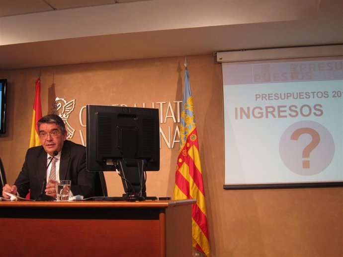 El Conseller De Hacienda Y Administración Pública, José Manuel Vela.