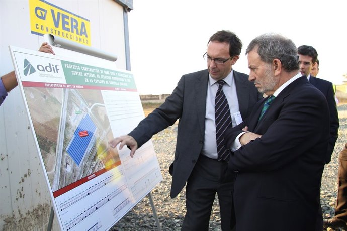 El Presidente De ADIF Visita Las Obras Del CISF De Bobadilla