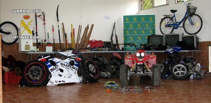 Efectos Incautados En Los Robos