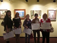 El XXXIII Salón de Pintores Noveles de Caja Badajoz distingue a Antonia Izquierdo con su primer premio