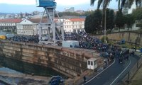 Trabajadores de Navantia Ferrol y Fene reclaman carga de trabajo y tachan de "incompetente" al consejero delegado