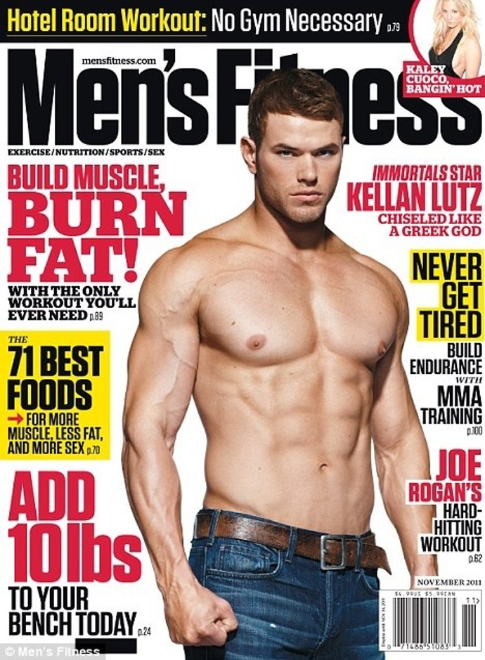 Kellan Lutz's Men's Fitness Cover 