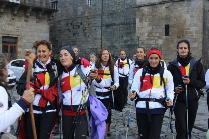 El Equipo De Natación Sincronizada Finaliza El Camino De Santiago