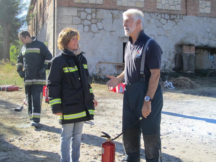 La Consejera De Presidencia Y Justicia En La Academia De Policía 
