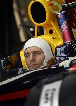 El piloto de F1 Mark Webber 
