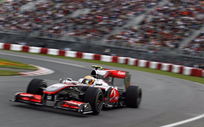 El piloto británico de McLaren Lewis Hamilton