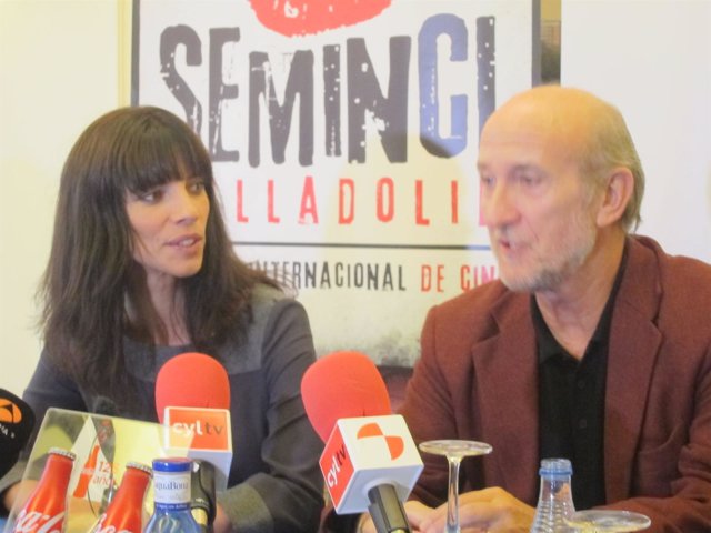 Maribel Verdú, Junto Al Director De La Seminci, Javier Angulo