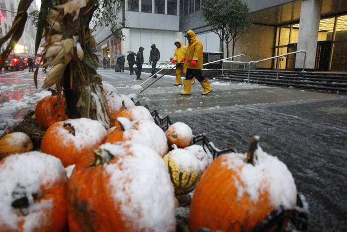 Temporal De Nieve En Estados Unidos Antes De Halloween