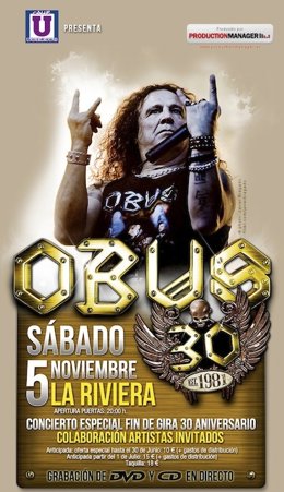 Cartel Promocional Del Concierto De Madrid