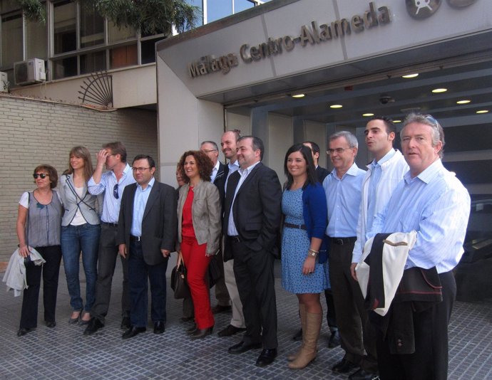 Dirigentes Del PSOE Con Alcaldes Del Guadalhorce
