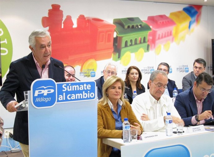 El Presidente Del PP-A, Javier Arenas, En Málaga
