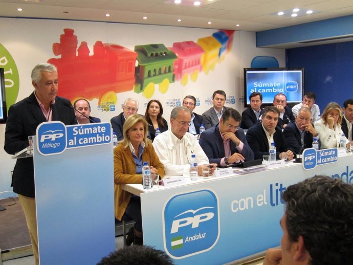 El Presidente Del PP-A, Javier Arenas, En Málaga
