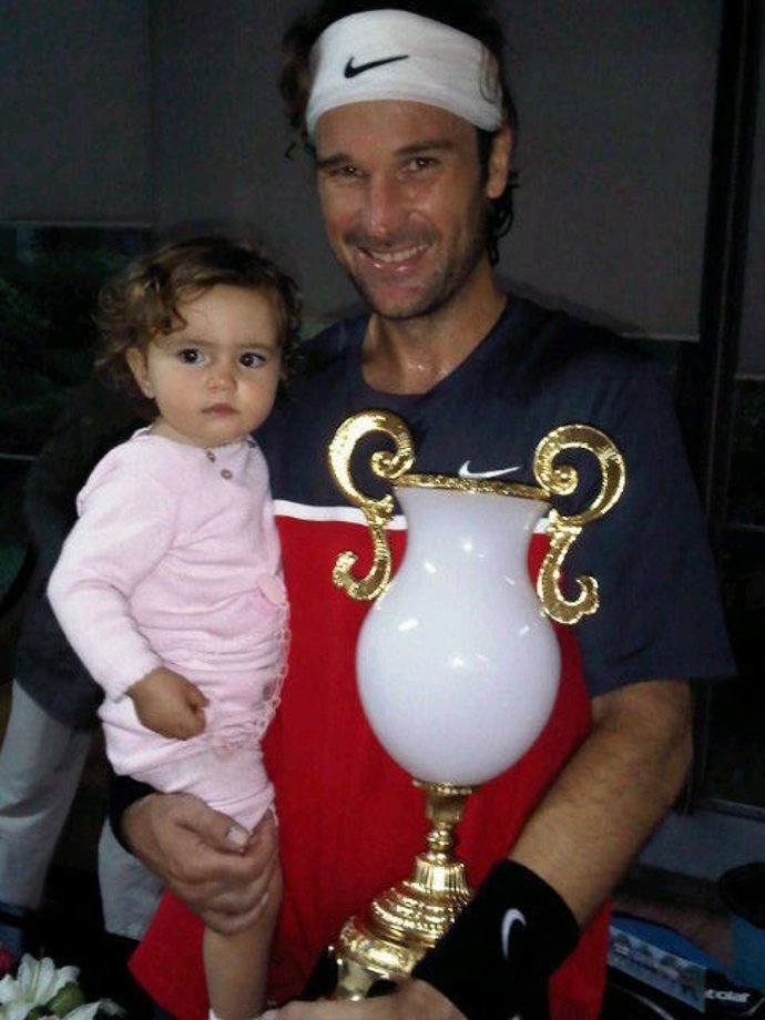 Carlos Moya Con Su Hija Carla