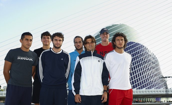 Jugadores En La Presentación Del Valencia Open 500