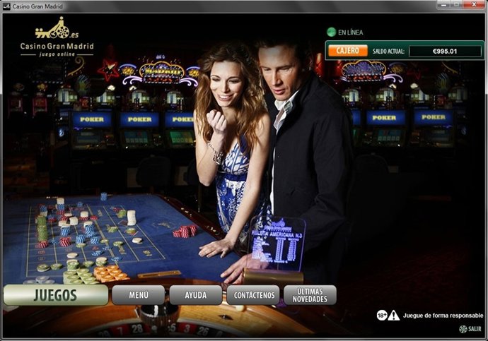 Pantallazo De La Web Del Casino Gran Madrid