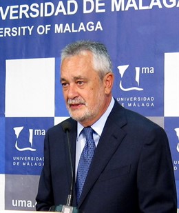 El Presidente De La Junta De Andalucía, José Antonio Griñán, En Málaga