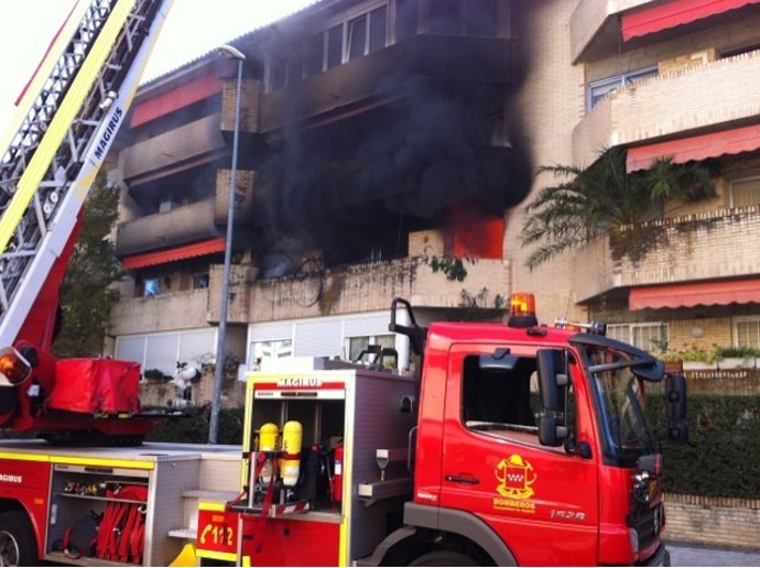 Incendio En Una Vivienda De Majadahonda
