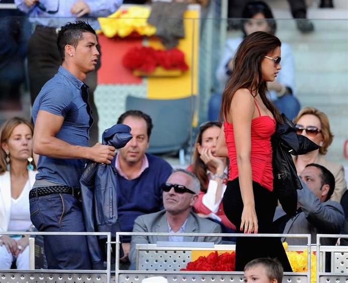 Irina Shayk Y Cristiano Ronaldo En El Master Series De Madrid