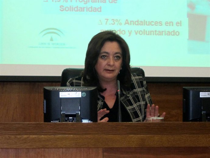 Mar Moreno En La Rueda De Prensa.