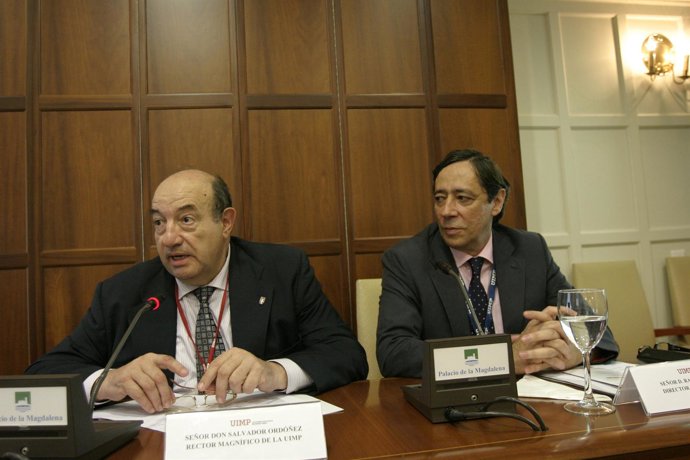 Ordóñez (UIMP) Y Rafael Rodrigo (Presidente CSIC)