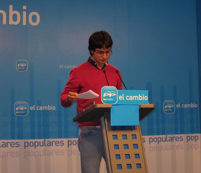 El Presidente De NNGG Andalucía, Luis Paniagua