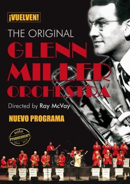 Cartel Anunciador De La Actuación De La Glenn Miller Orchestra