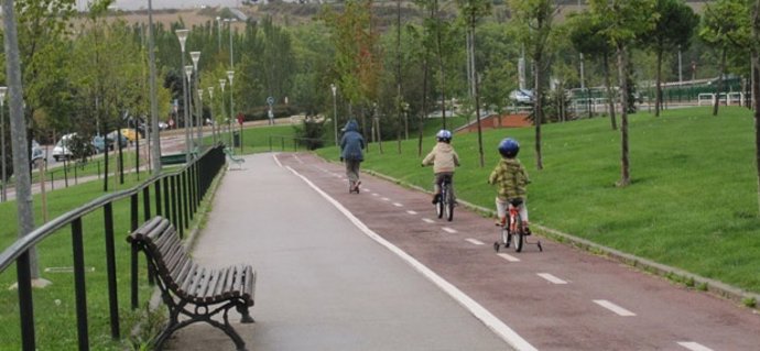 Carril Bici En Pamplona.