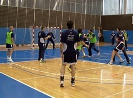 España De Balonmano Se Entrena En Barcelona