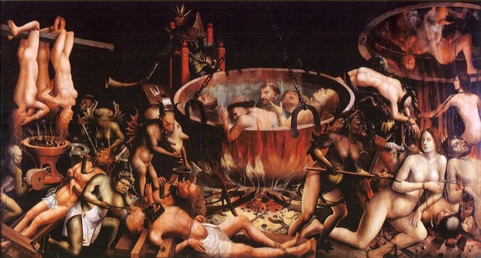 Infierno De Maestro Desconocido