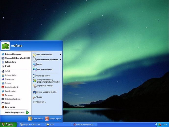 Escritorio Windows XP
