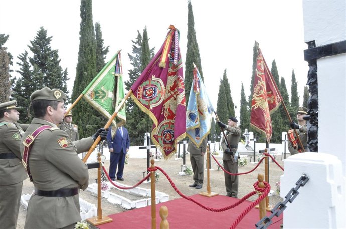 Acto De Homenaje A Los Militares Fallecidos Por España.