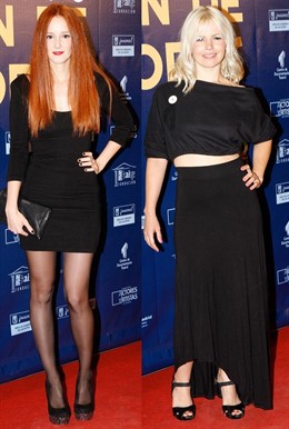 Montaje De Ana María Polvorosa Y Lluvia Rojo En Los Premios Unión De Actores