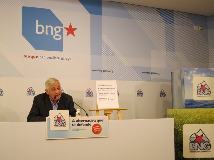 El Portavoz Nacional Del BNG, Guillerme Vázquez