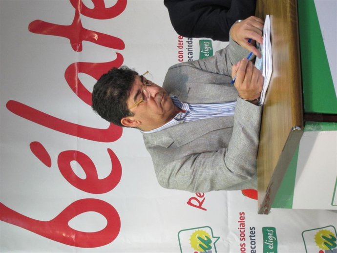 Valderas, En Rueda De Prensa En Almería