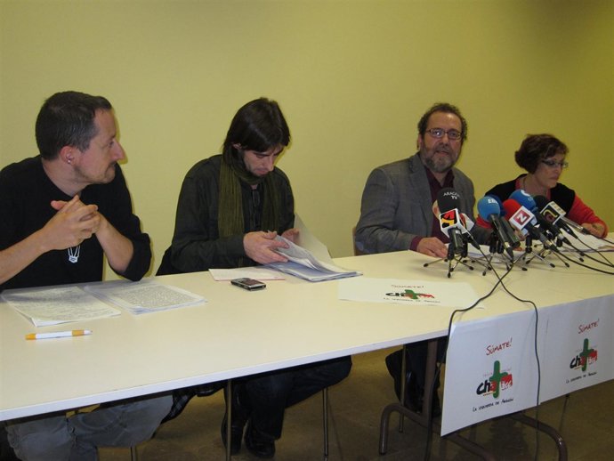 Pepa Paz, Álvaro Sanz, Chesús Yuste Y Maríbel Martínez En La Rueda De Prensa