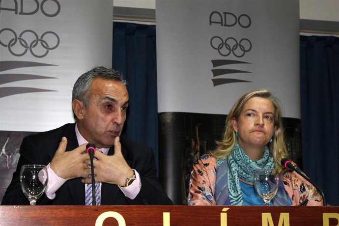 ADO, Alejandro Blanco Presidente Del COE Y Matilde García Directora General CSD