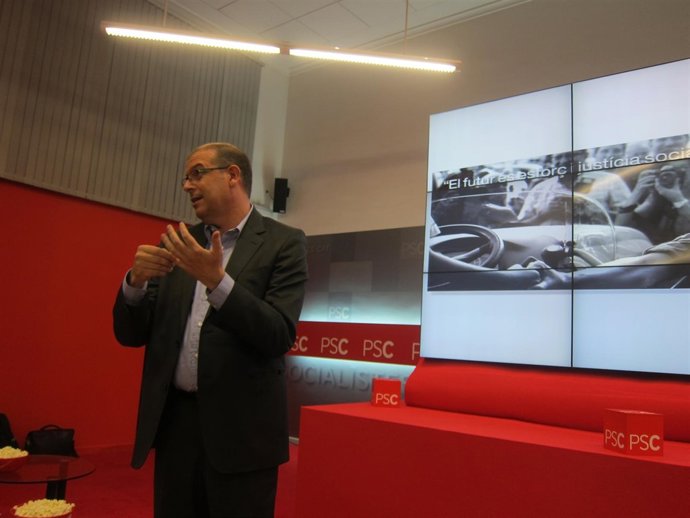 El Secretario De Organización Del PSC, José Zaragoza